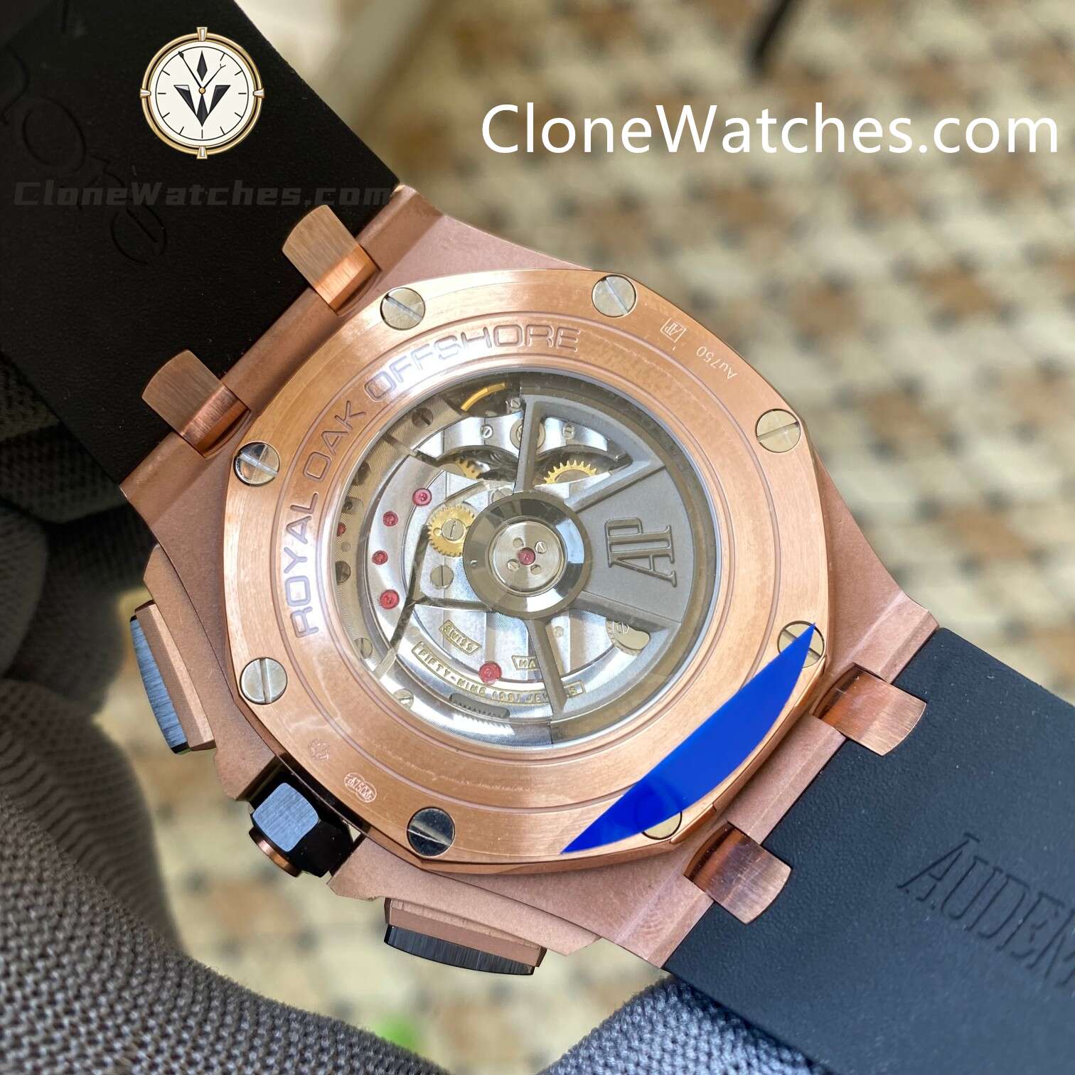 Audemars Piguet Super Clone Watches 1:1 Royal Oak Offshore Chronograph Rose Gold 26400RO 44MM - Image 7
