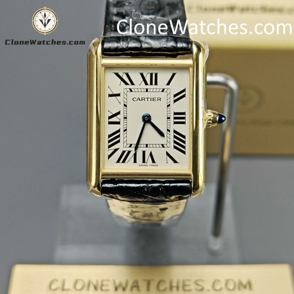 Cartier Super Clone Watches 1:1 Tank White Dial 33.7*25.5MM WGTA0067