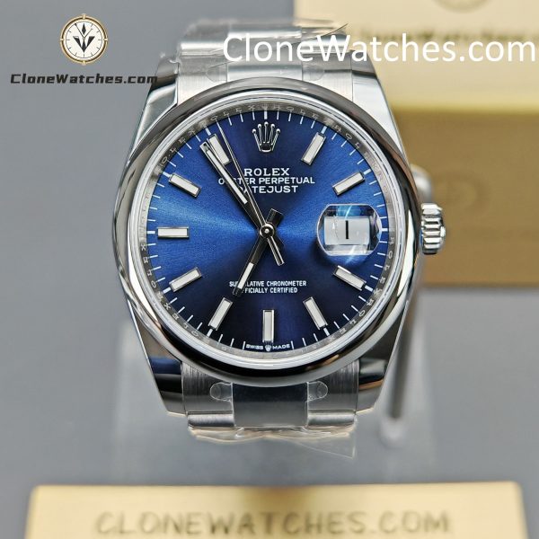 Super Clone Watches – Rolex DateJust Blue Dial m126200-0006