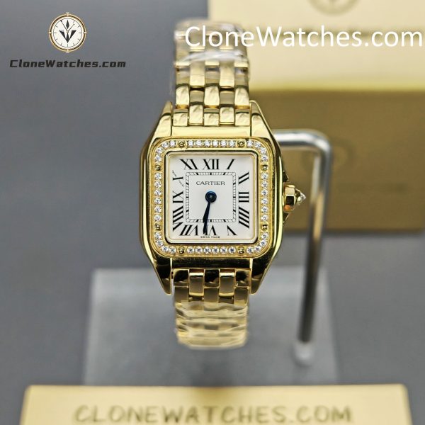 Cartier Super Clone Watches 1:1 PANTHÈRE DE CARTIER White Dial 22mm x30mm WJPN0067