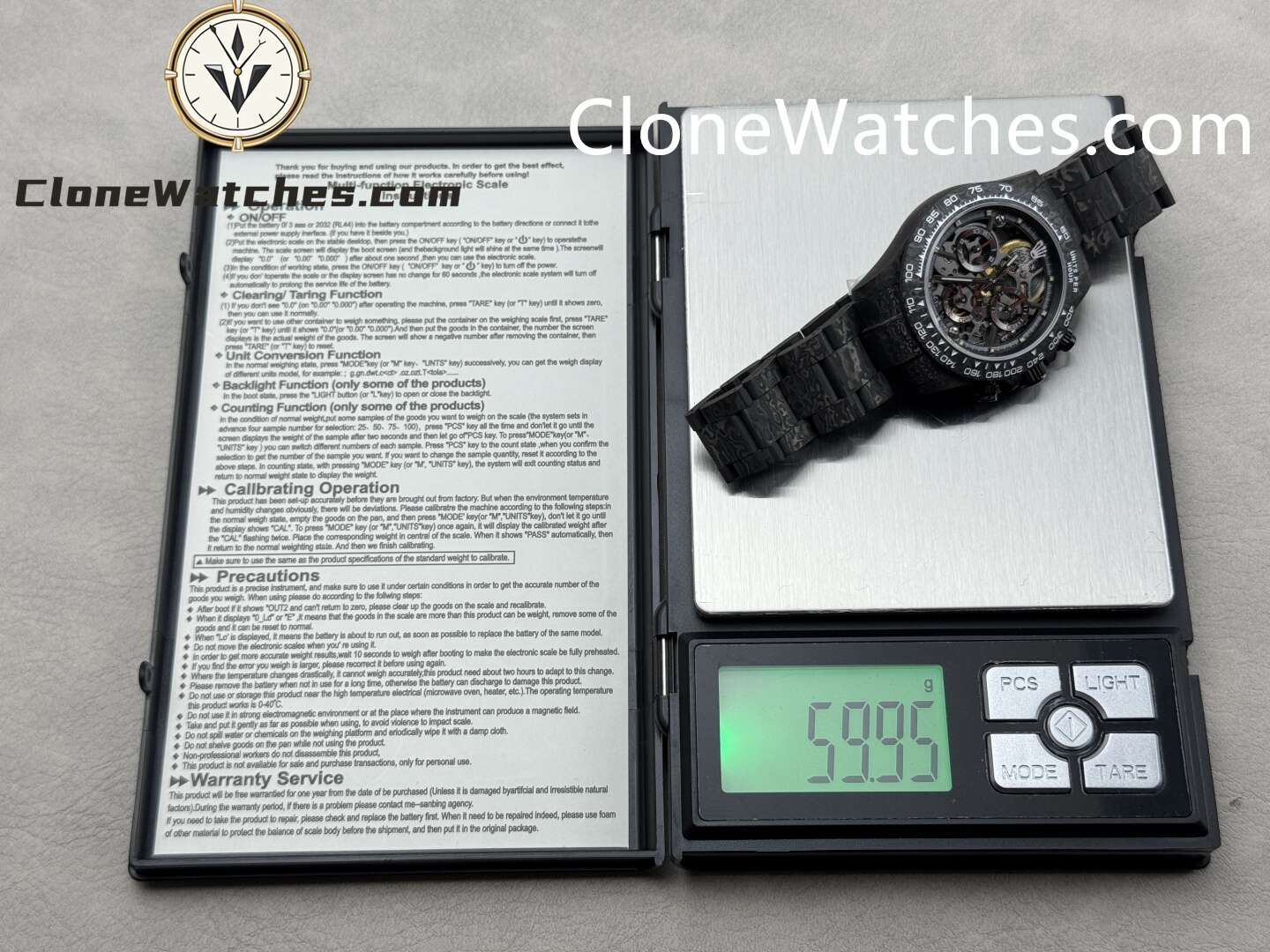 Modified Super Clone Watches 1:1 Rolex Daytona 4130 Super Lightweight Carbon Fiber 40mm - Image 9